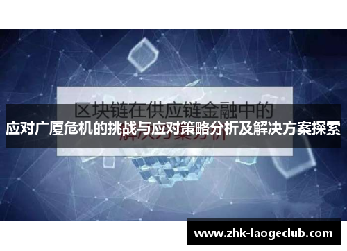 应对广厦危机的挑战与应对策略分析及解决方案探索