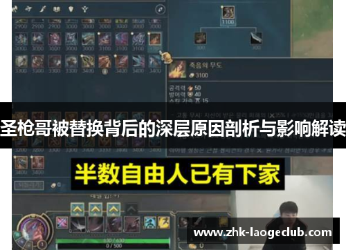 圣枪哥被替换背后的深层原因剖析与影响解读